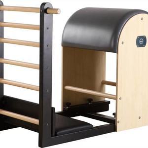 요가 레더 바렐 대형 체어 센터용 하프 높이 코어 운동 기본모델 근력 원목 가죽 나무