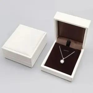 [룽스]주얼리 악세사리함 하드케이스 목걸이 화이트