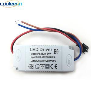 AC85-265V 변환기 전원 공급 장치 LED 스포트라이트 드라이버 280mA 조명 1W