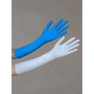 긴 라텍스 장갑 손목 고무 롱 고무장갑 100장 니트릴 방수