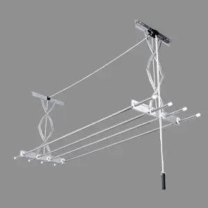 [룽스]천정건조대 베란다빨래건조대 2단