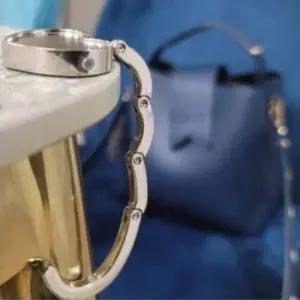 휴대용 후크 하트모양 휴대용 책상가방걸이