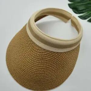 모자 라탄썬캡 진베이지