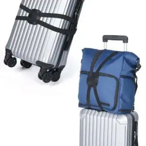 보조백스트랩 여행 이사짐 X자 탄력 캐리어밴드 캐리어잠금벨트