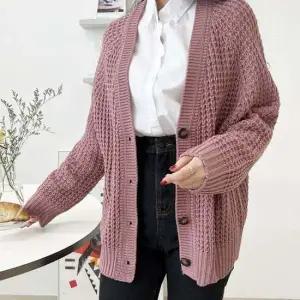 여친룩 여성 와플 니트 가디건 1P 오버핏 여자 간절기 데일리