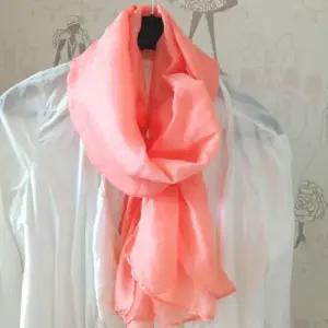 미용 부드러운 린넨 면스카프 롱스카프 180x50cm 피치색상