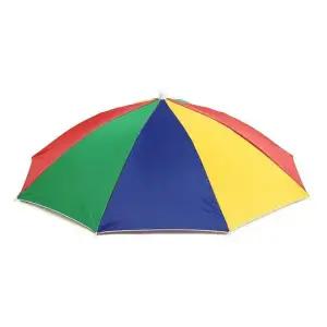 우산형 모자 자외선차단 미니 밴드형 바닷가 야외