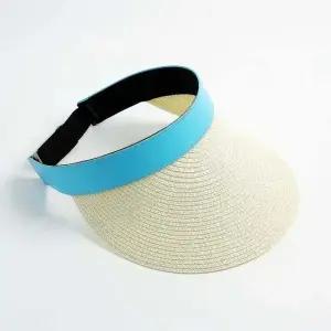 라탄 돌돌이 모자 썬캡 블루 러닝 테니스 여름 테니스