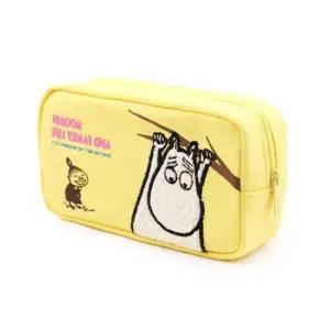 파우치 옐로우 무민 화장품 멀티 백인백 학용품 면