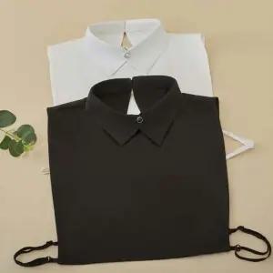 여자청카라 은은하게 빛나는 진주장식 포인트 여성 페이크넥 셔츠