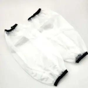 세탁가능팔커버 반투명 작업용 방수 팔토시 흰색 1쌍 팔토시