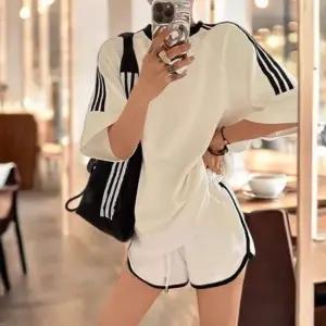 츄리닝 랑잇 Langit 여름 루즈핏 반팔 반바지 트레이닝 커플 세트 오버핏 셋업