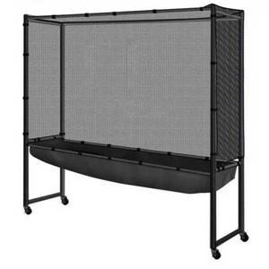 탁구연습망 볼박스 그물망 실버 수집 연습 훈련 공 스매시