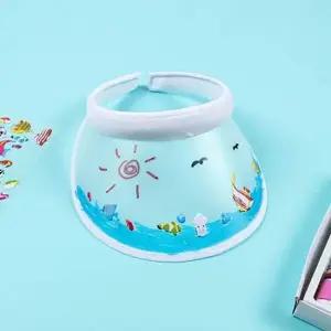 PVC 그리기썬캡(반투명) 아기썬캡