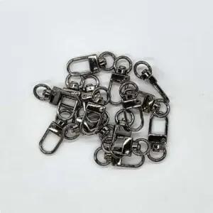 키링 버클부자재 D자형 키링 블랙