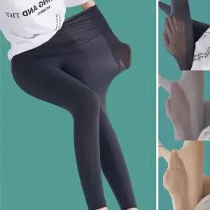 여자 하이웨스트 얇은 소재 아이스 무발 여름 긴 레깅스 요가레깅스