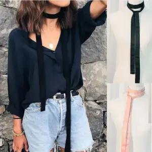 패션스타일링 코디아이템 슬림 롱 타이 스카프 5color 숄더스카프