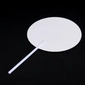 원 화이트 여름 부채꾸미기 부채 만들기 투명