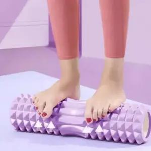 요가 필라테스 종아리 폼롤러 마사지 스트레칭 돌기 지압 (WFKHFQ4)