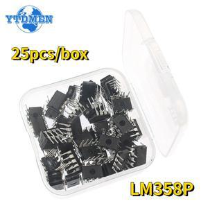 IC 칩 집적 회로 키트 LM358P DIP8 연산 증폭기 케이스당 25 개