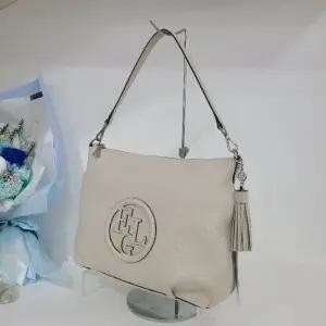 M백화점 천연소가죽 고급스런 토트겸 크로스백 BTSH006-아이보리