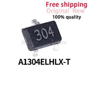 5PCS  50PCS/LOT100% 새 A1304ELHLX-T 304 SOT-23 홀 효과/자기 센서 선형 HallEFCT SNSR IC