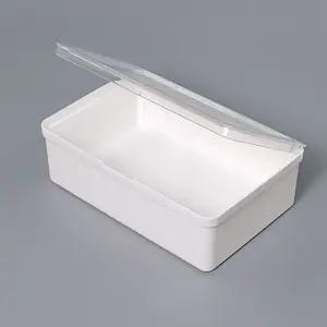 서랍 정리 케이스 투명 뚜껑 대형 책상 정리함 소품 박스 (WFKI1PK)