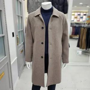 [인디안]솔리드 울 캐시미어 혼방 발마칸 코트 MUEEH4WA13134_SH