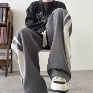 남성 심플데일리룩 면 바지 코듀로이 팬츠 추동 루즈핏 일자 주니어 배기 기모 도톰 캐주얼 힛템