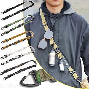 길이 조절이 가능하고 확장 가능 단일 어깨 크로스 바디 배낭 스트랩이있는  야외 다기능 대각선 걸이로프