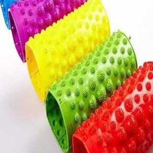 발 마사지 지압 매트 퍼플 3개 건강 관리 38x28.5cm (WFKIOF5)