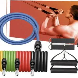 홈트운동기구 고무 스트레칭 운동 밴드 튜빙밴드 탄력 근력 세트