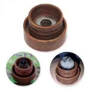 고품질 쑥뜸 간접뜸 배꼽 떼법 나무 단전 건강 기구 (WFKJHRF)