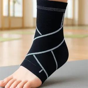 제이미몰 1P 실리콘+압박밴드 발목 보호대 XL 그레이 발목테이프