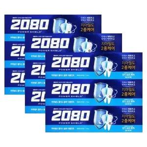 2080 파워쉴드 플러스 치약 더블민트 140g 3입 X 3개