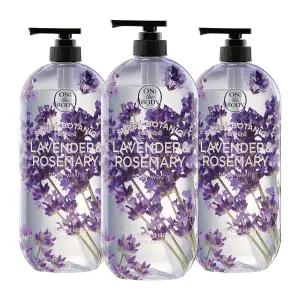 온더바디 수퍼보타닉 라벤더 로즈마리 바디워시 900g 3개