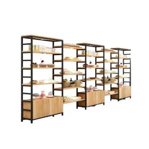 우드진열대 빵레카 다이 선반 매대 진열장 원목 가게 디저트진열대