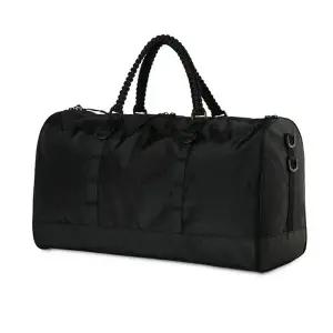 캐주얼 보스턴백 D링 웨빙 여행 가방 블랙 (WFKJZUO)