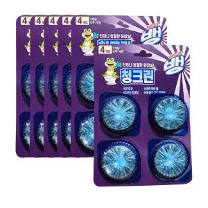 이지오프뱅 청크린 드롭형 4P 6개 변기세정제