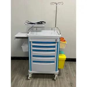 병원 의료용카트 응급카트 마취 약품 드레싱카 보관 일회용 잠금 이중 100