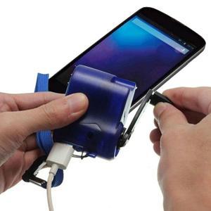 USB 비상 충전기 핸드 크랭크 파워 다이나모 휴대용 멀티 도구  휴대폰 캠핑 여행용 야외 생존