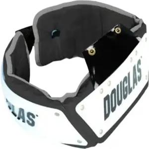 더글라스 풋볼 조절 가능 SP 시리즈 리브/백 프로텍터 패드 콤보(블랙/화이트) (4인치)