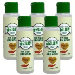 퓨어앤네이쳐 식물성 글리세린 120g 5개 보습 수분 삼현 (WFKK1LH)