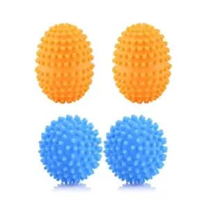 세탁기용 세탁볼 4개 의류 케어 패브릭 연화제 청소용품 세탁 도구 (WFKKOWT)