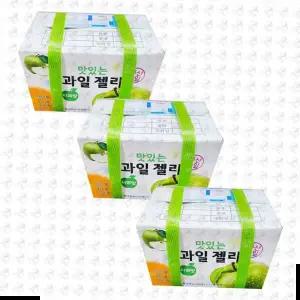 재밌는젤리 과일젤리 사과맛 75g 3개