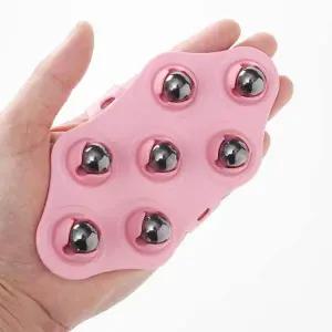 셀프 글러브 장갑 지압 마사지 360도 회전 자석볼