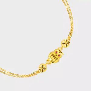 [베티블루] 995 999 24K 순금 다이아몬드 부엉이 여성 여자 11.25g 금 팔찌