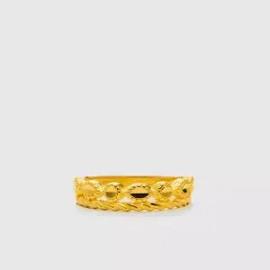 [베티블루] 995 999 24K 꽈배기 꼬임 써클 여성 여자 7.5g 금 링 반지