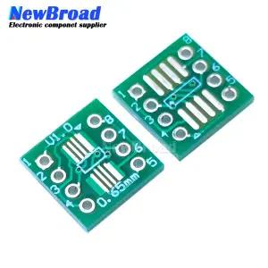 호환  100PCS TSSOP8 SSOP8 SOP-8 SOP SMD-DIP8 전송 보드 DIP 핀 보드 피치 어댑터