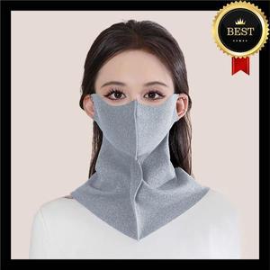 2개입 목 보호대 워머 마스크 자국 없는 두꺼운 오토바이 보온 자외선 차단 삼차원형